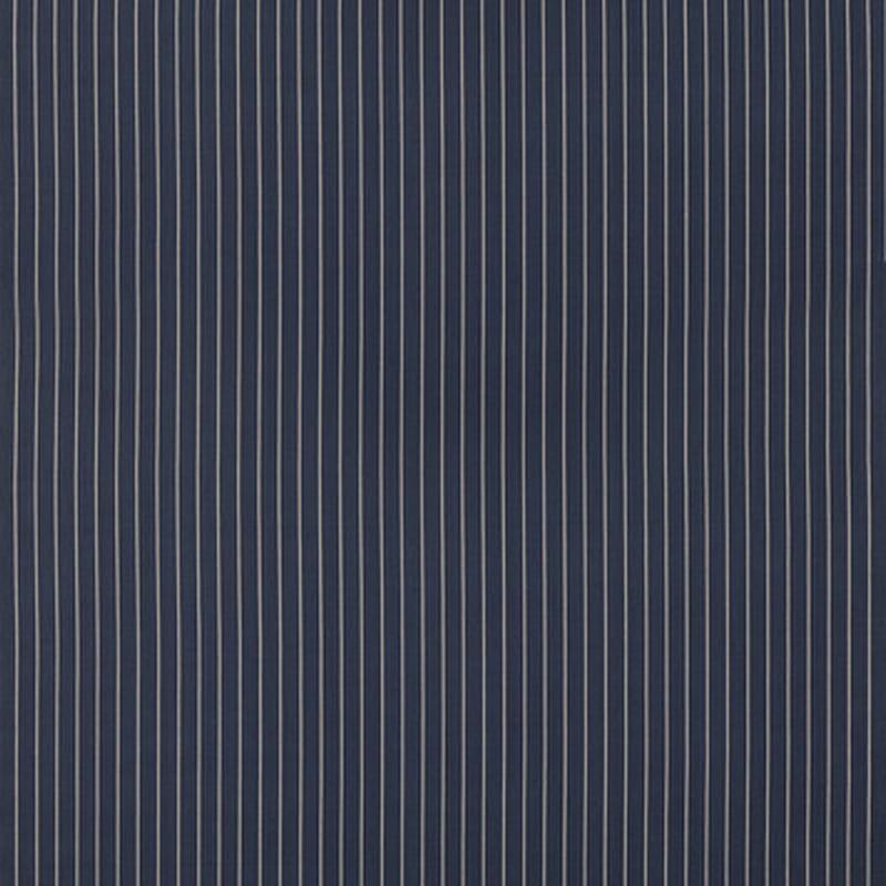Shoreham Stripe Indigo by Mulberry Fabric
