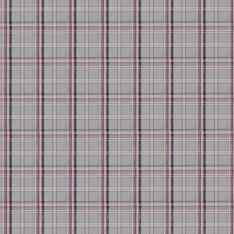 Ocean Check Blue by Mulberry Fabric