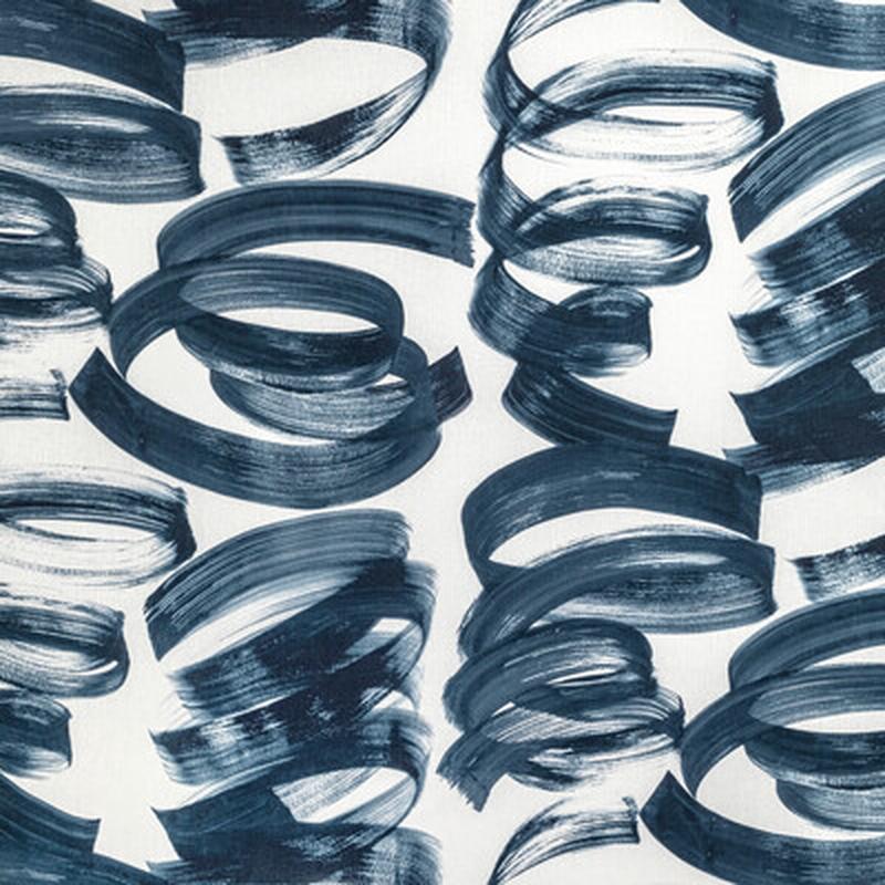 Laryo Print Indigo by Lee Jofa Modern Fabric