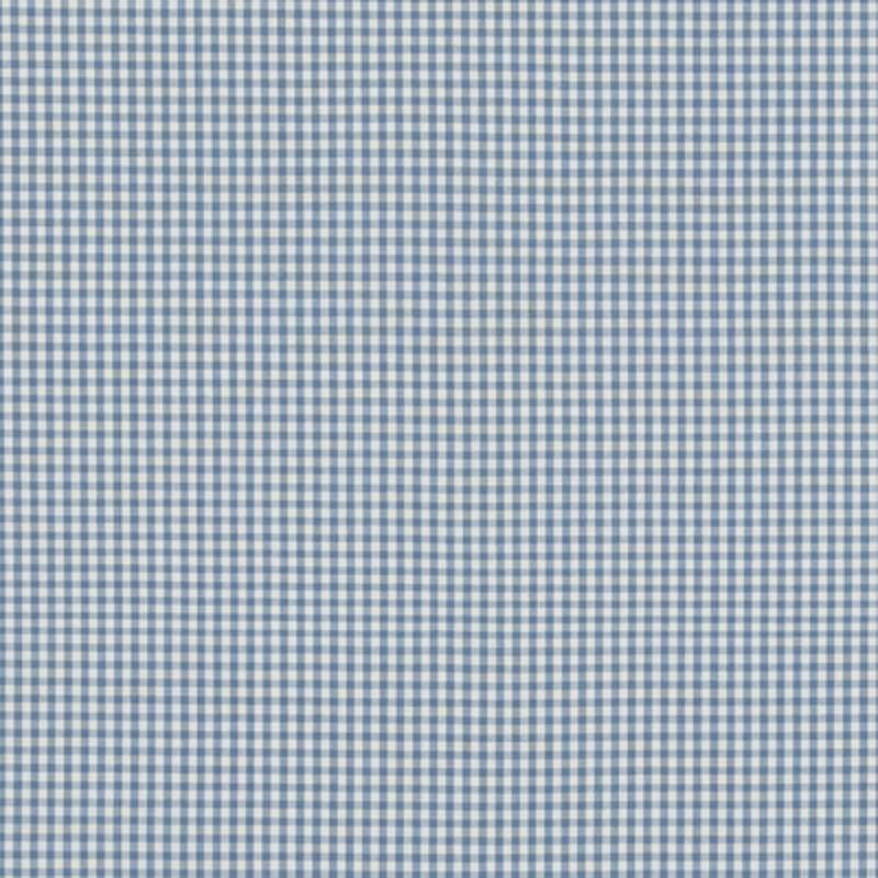 Sherborne Gingham Soft Blue by Baker Lifestyle Fabric