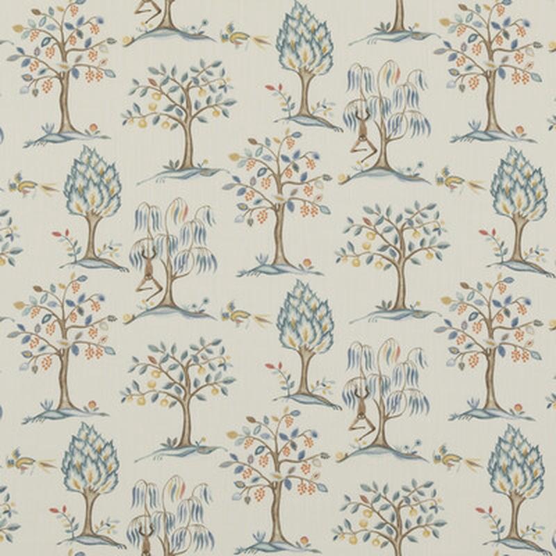 Lilliput Blue by Baker Lifestyle Fabric