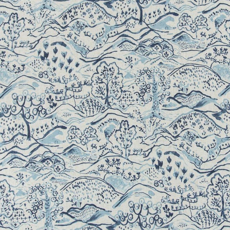 D3335 Indigo by Charlotte Fabric
