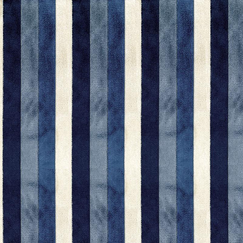 Hathaway 306 Indigo by ABBEYSHEA Fabric