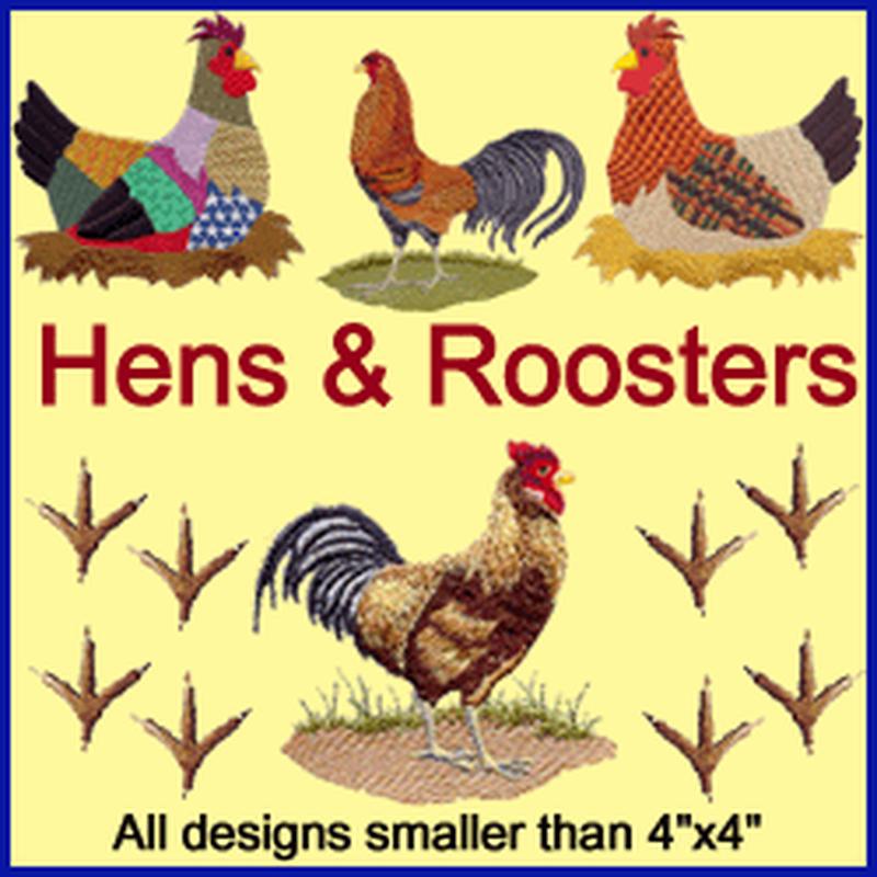 A Hens & Roosters Design Pack