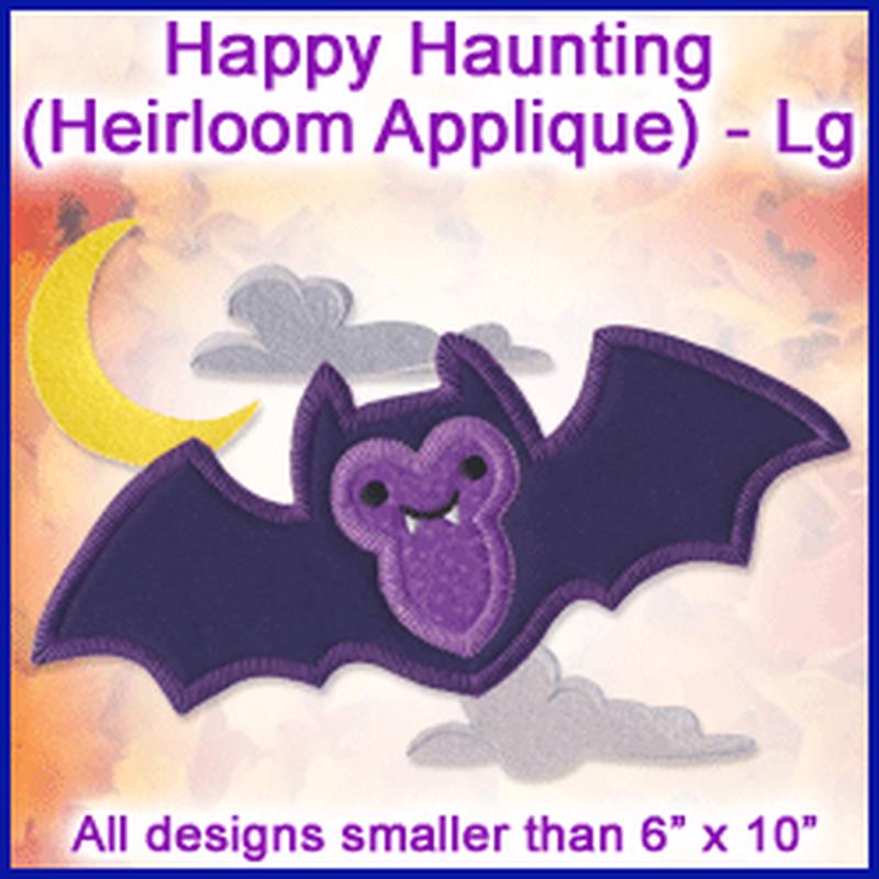 A Happy Haunting (Heirloom Applique) Design Pack