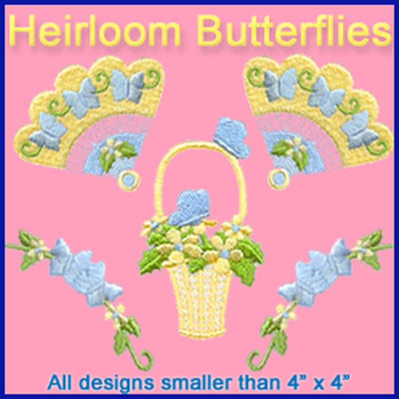A Heirloom Butterflies Design Pack