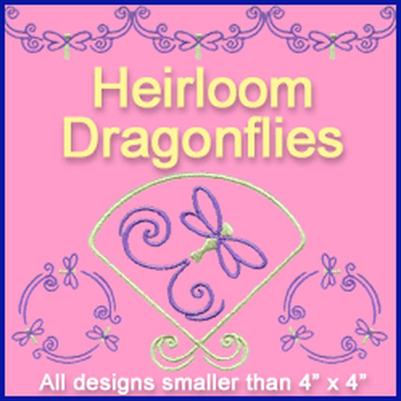A Heirloom Dragonflies Design Pack