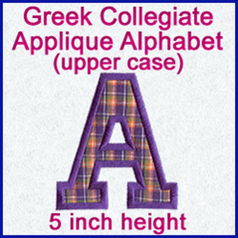 A Greek Collegiate Alphabet Design Pack