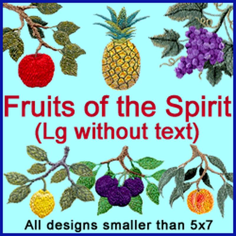 A Fruits of the Spirit Design Pack (Fruit, No Text)