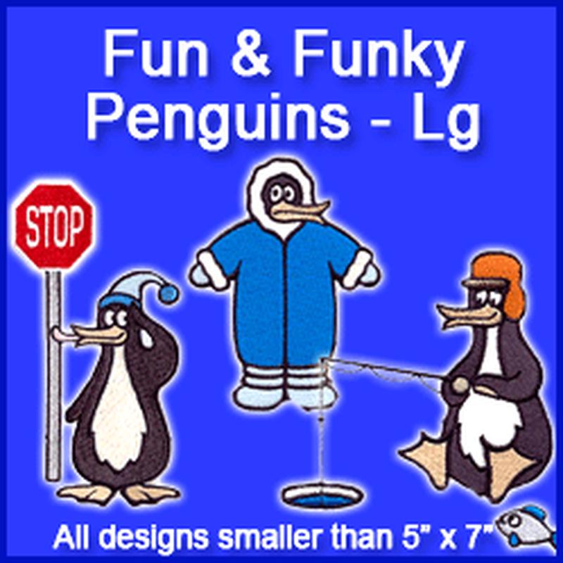 A Fun and Funky Penguins Design Pack