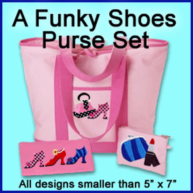 A Funky Shoes Purse Set Design Pack
