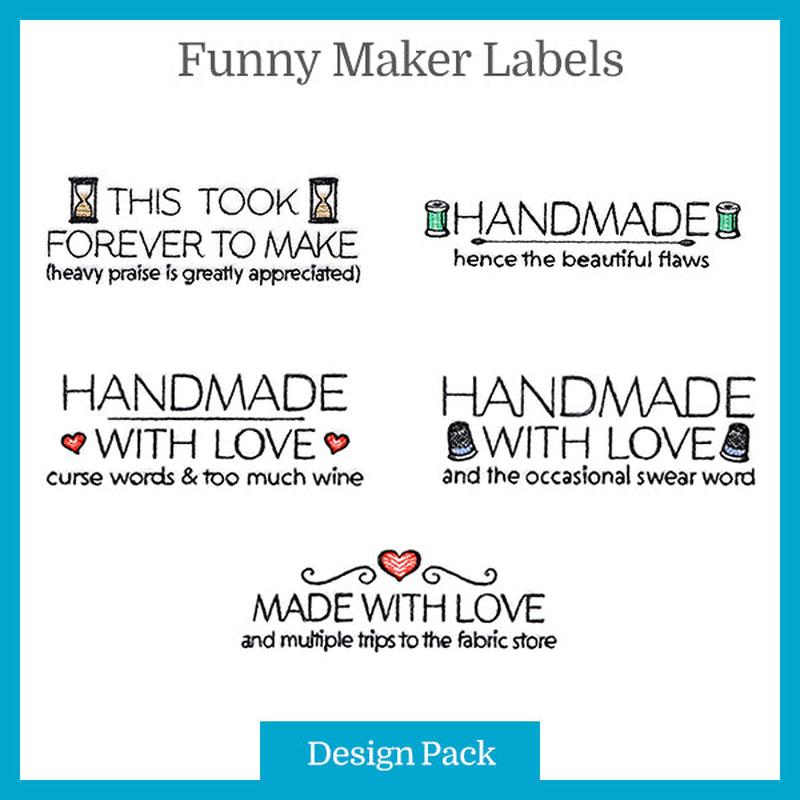 A Funny Maker Labels Design Pack