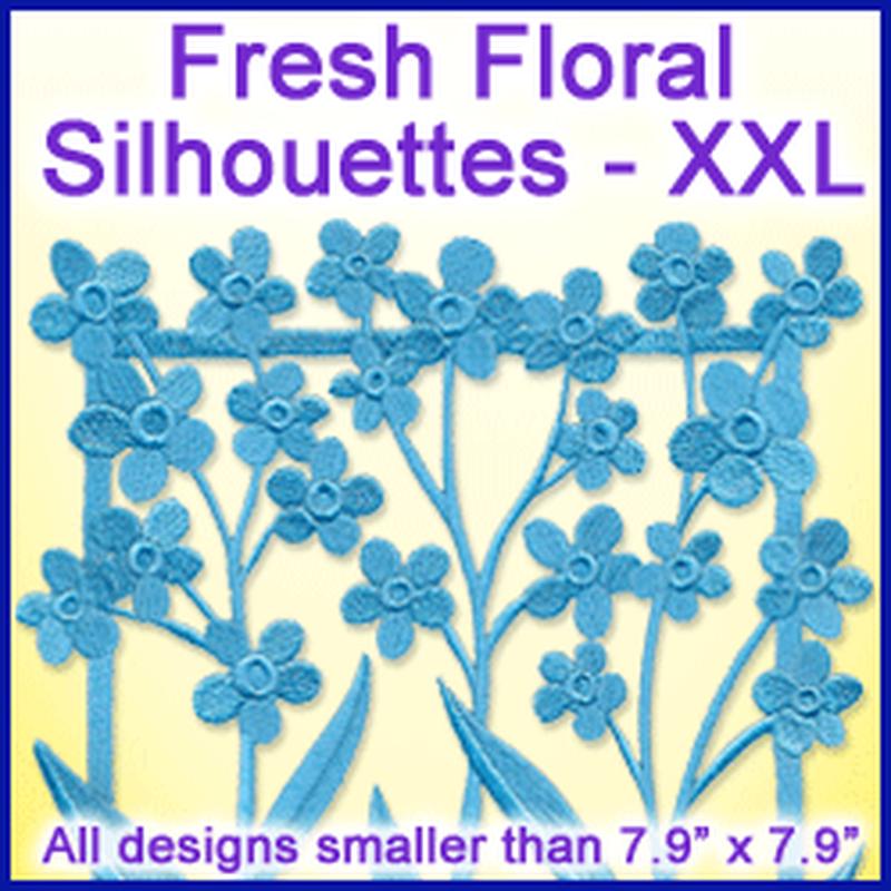 A Fresh Floral Silhouettes Design Pack