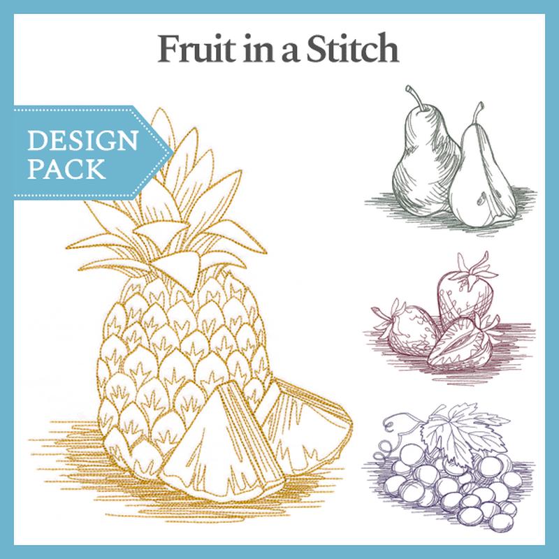 A Fruit in a Stitch Design Pack