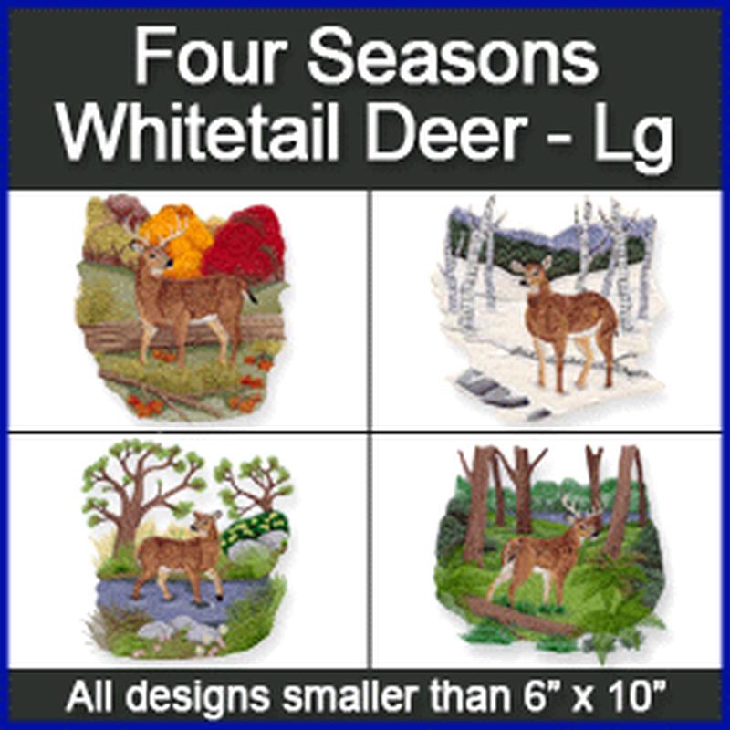 A Four Seasons Whitetail Deer Design Pack