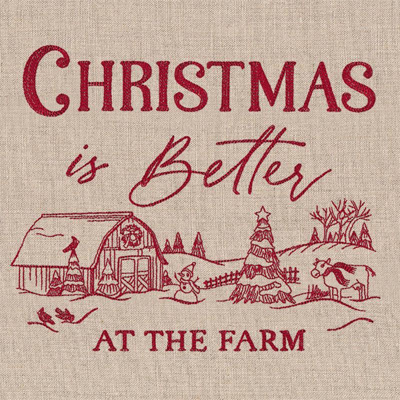 Christmas Is Better On The Farm Market Sign