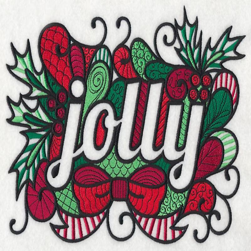 Christmas Jolly (Blackwork)