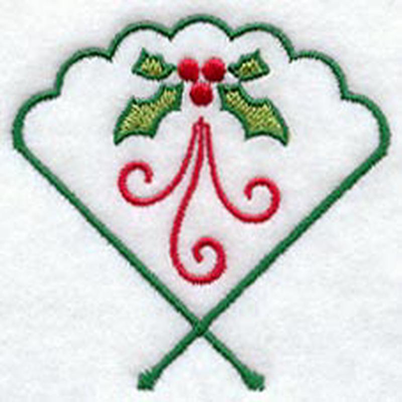 Christmas Holly Fan