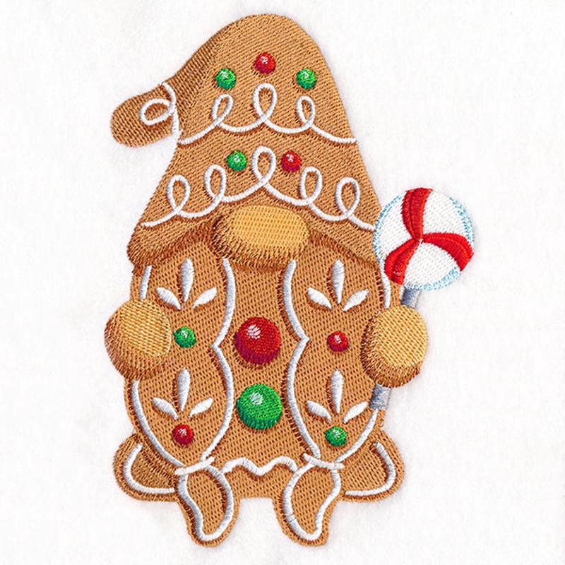 Christmas Gingerbread Lady Gnome