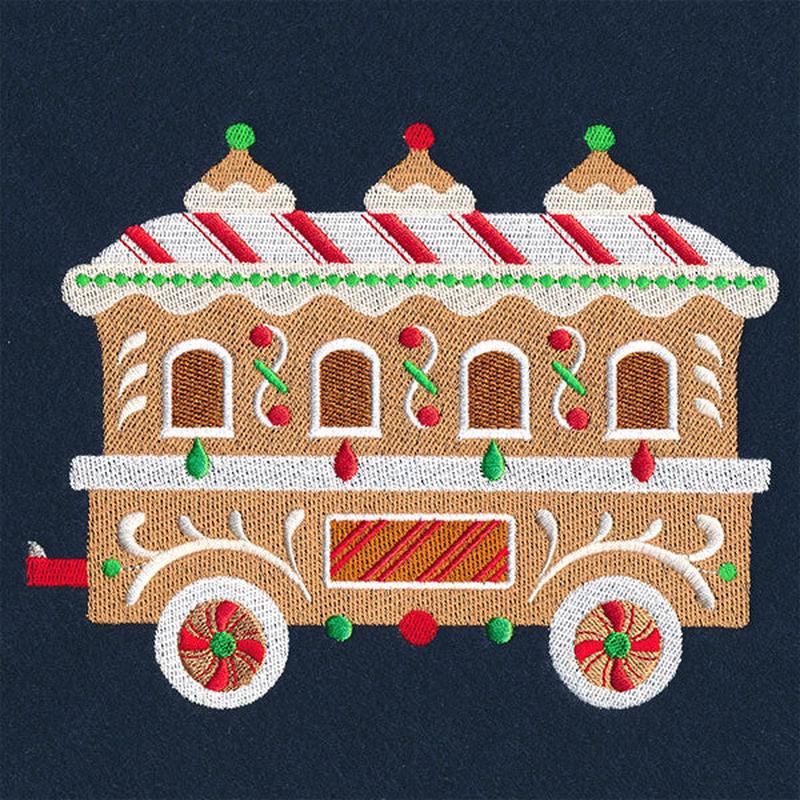 Christmas Gingerbread Train - Box Car