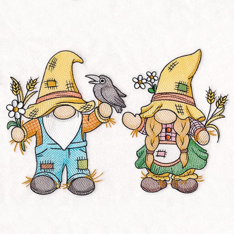 Autumn Scarecrow Gnomes