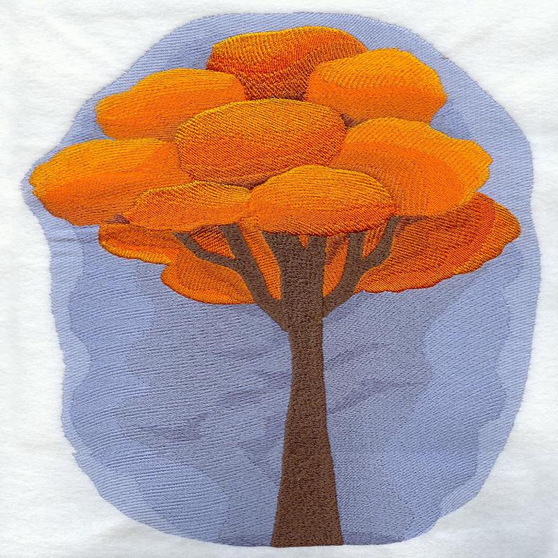 Autumn Splendor Panel - Elm Tree