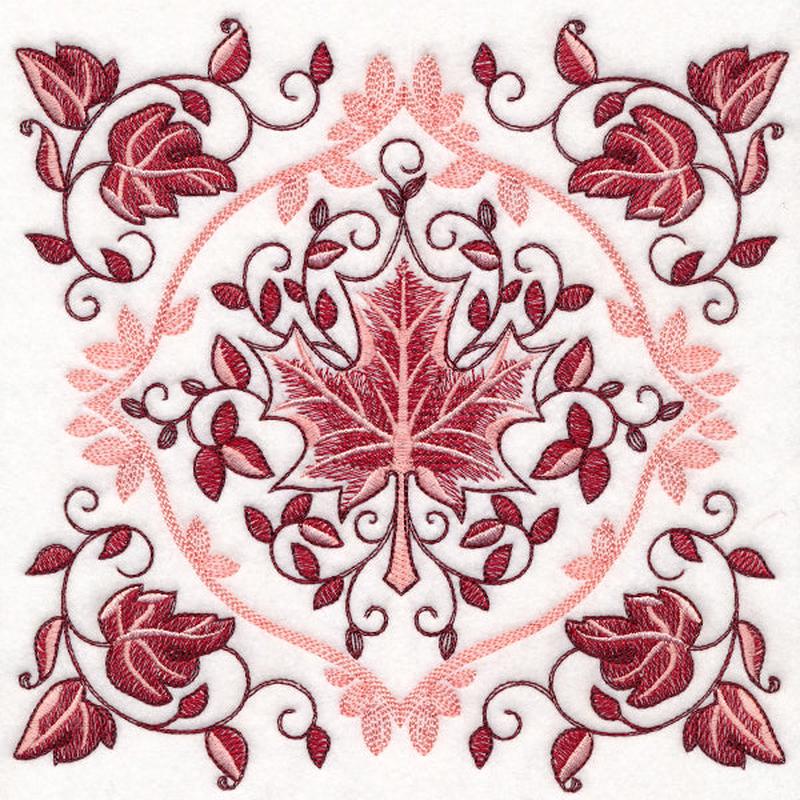 Autumn Square Moment - Maple Leaf