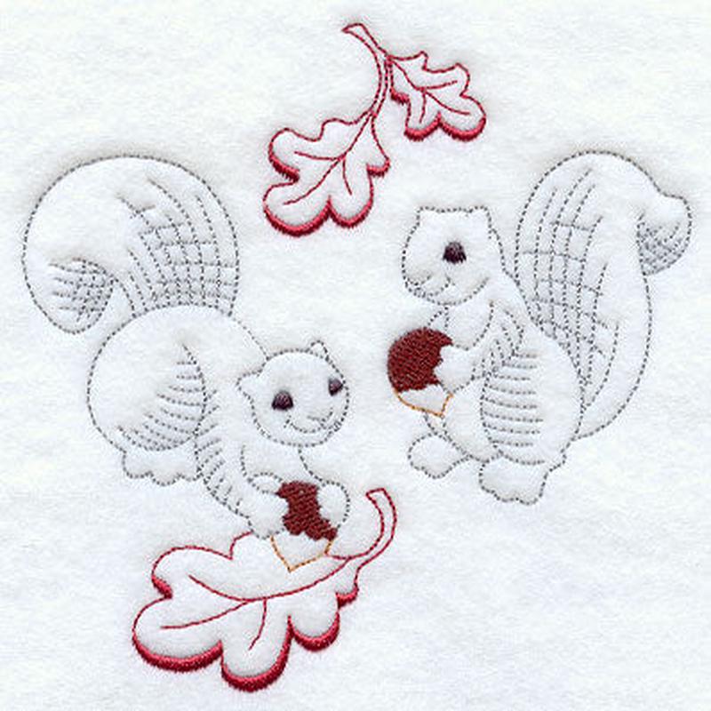 Autumn Squirrels (Vintage)