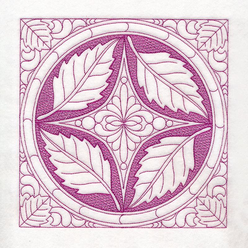 Autumn Treasures Birch Leaf (Trapunto)