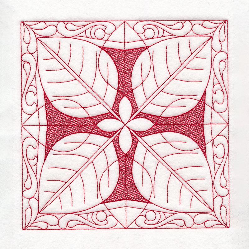 Autumn Treasures Dogwood Leaf (Trapunto)