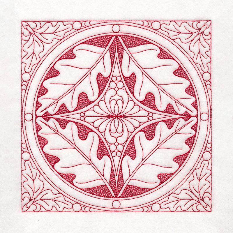 Autumn Treasures Oak Leaf (Trapunto)