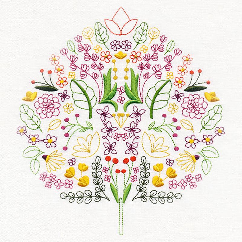 Autumn Wildflower Aspen Leaf