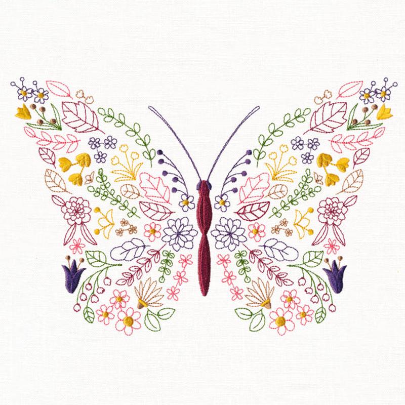 Autumn Wildflower Butterfly