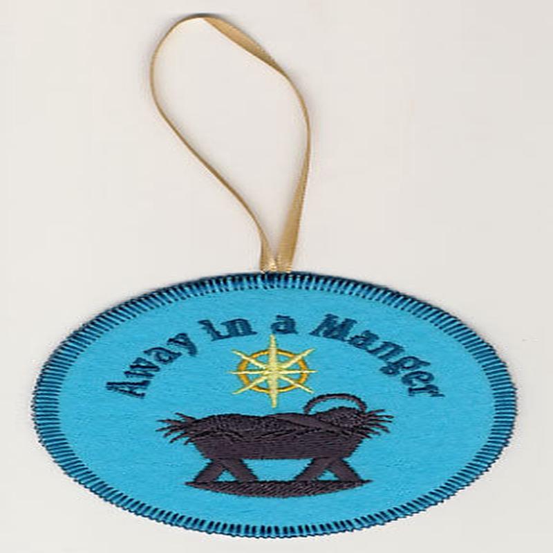 Away in a Manger Ornament (In-the-Hoop)