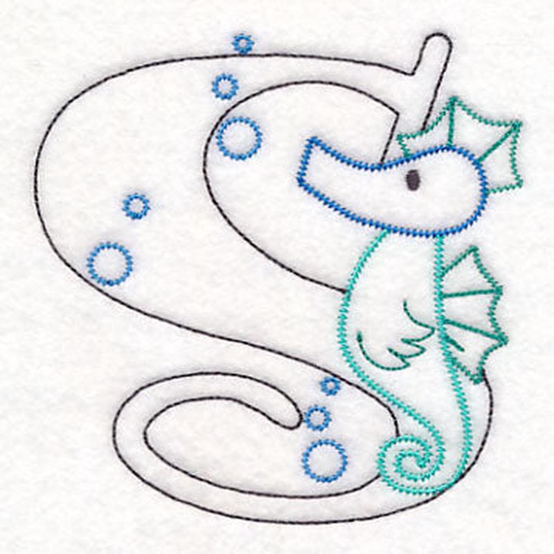 Baby Animals Letter S (Vintage) - 4 1/2 Inch