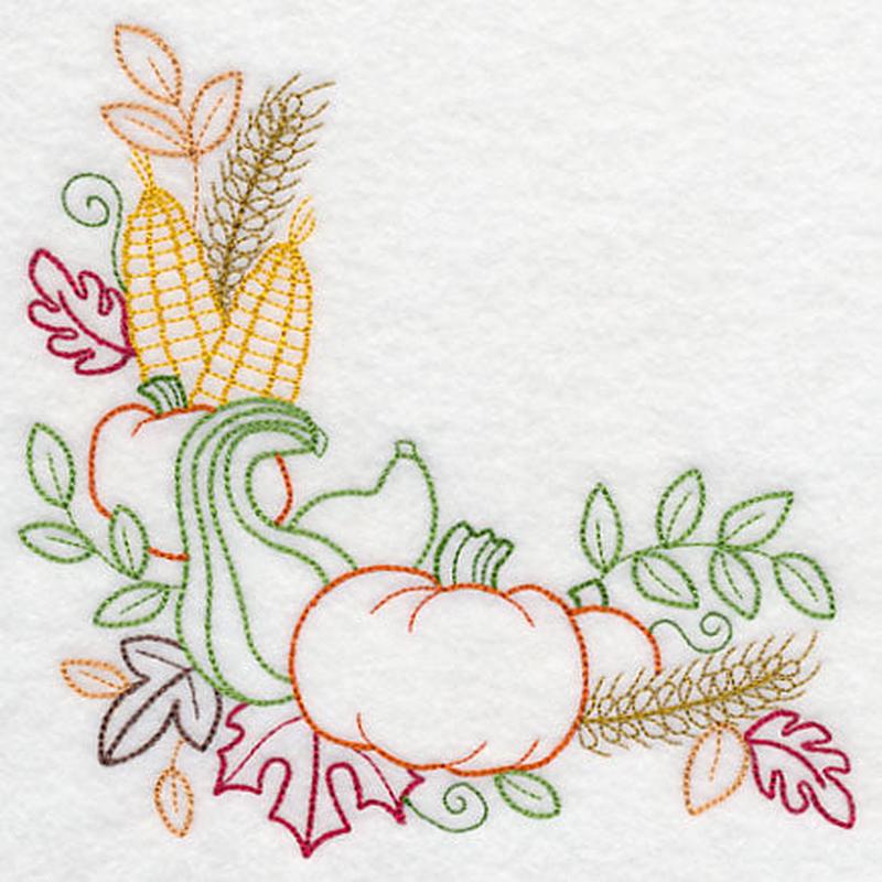 Autumn Harvest Corner (Vintage)