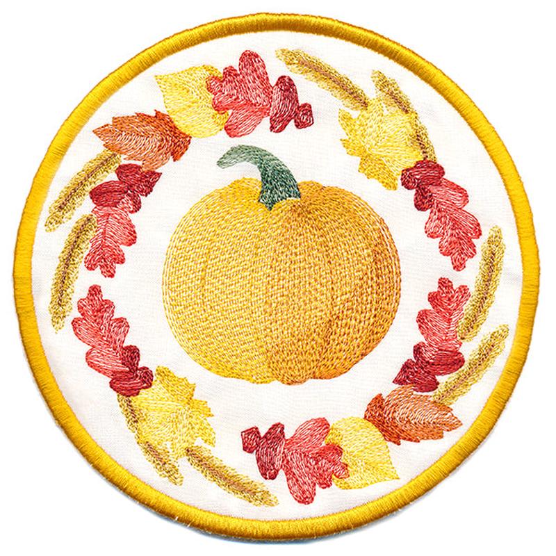 Autumn Harvest Trivet (In-the-Hoop)