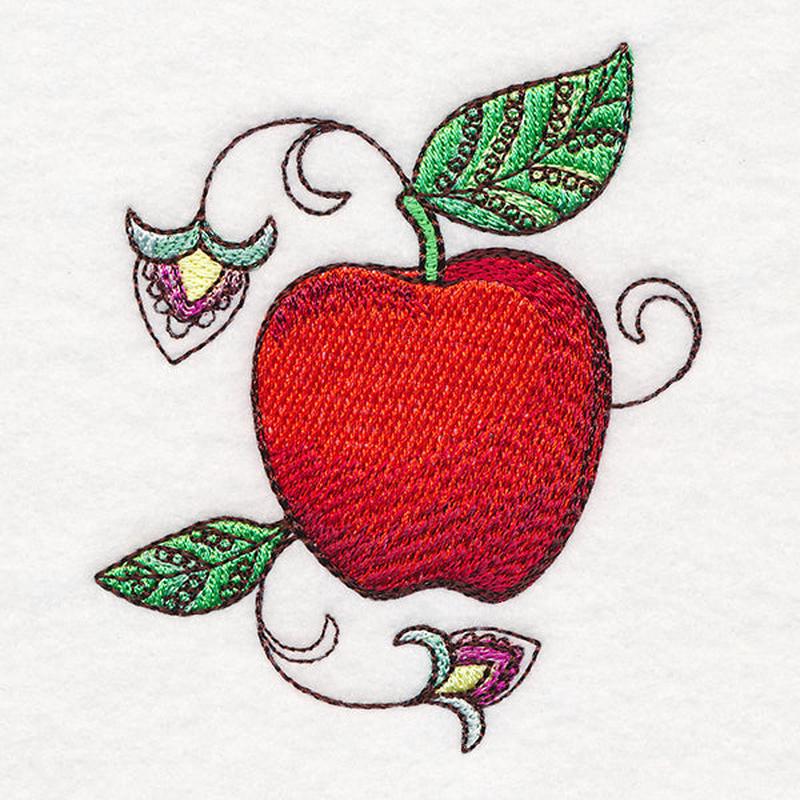 Autumn Jacobean Accent - Apple