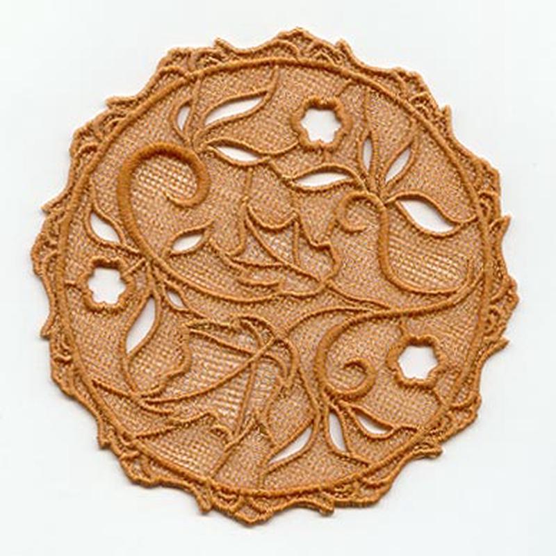 Autumn Leaf Circle (Lace)