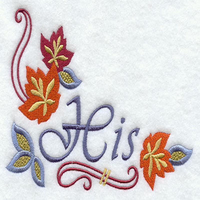 Autumn Leaves and Filigree - His
