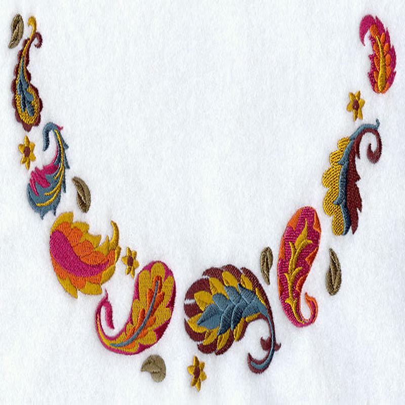 Autumn Paisley Neckline (Crewneck)