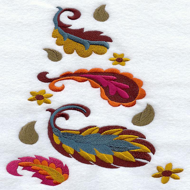 Autumn Paisley Wedge