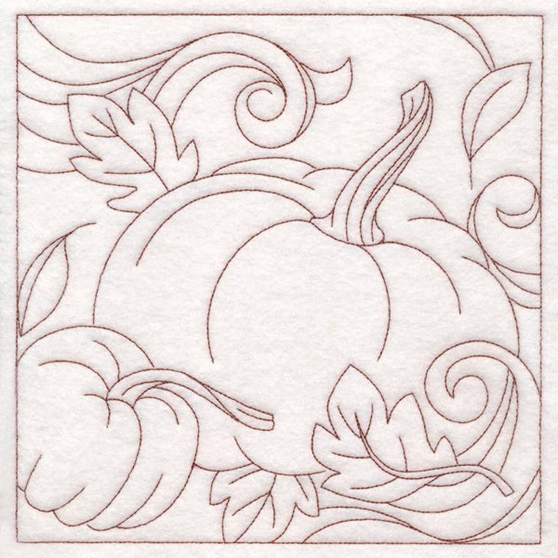 Autumn Quilting Pumpkins (Double Run)
