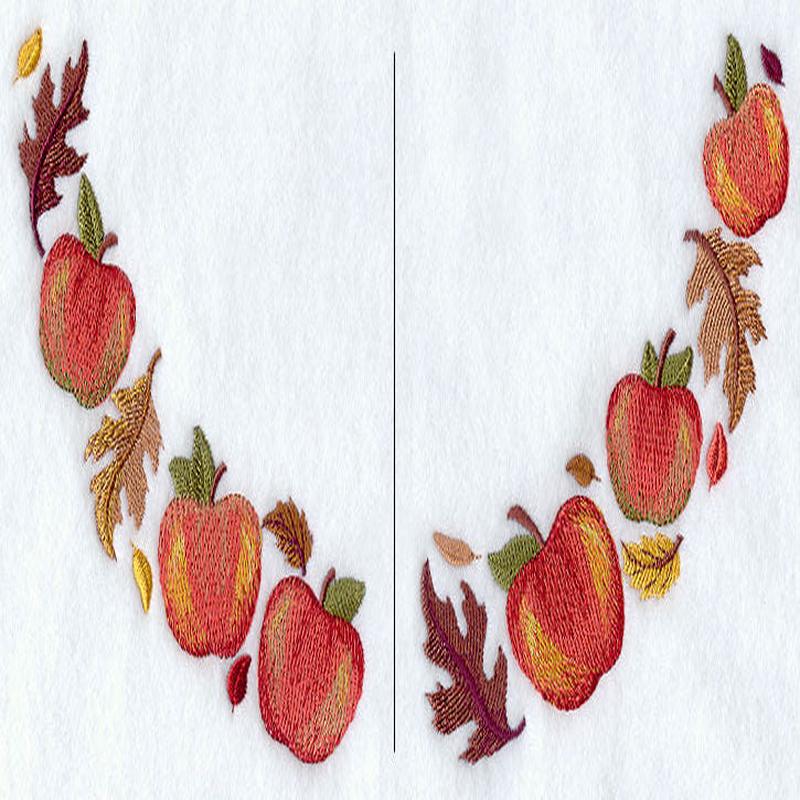Autumn Apples Neckline (Crewneck) (Split)