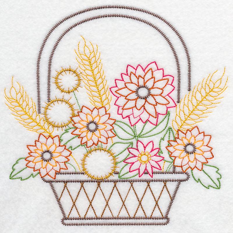 Autumn Beauty Basket (Vintage)