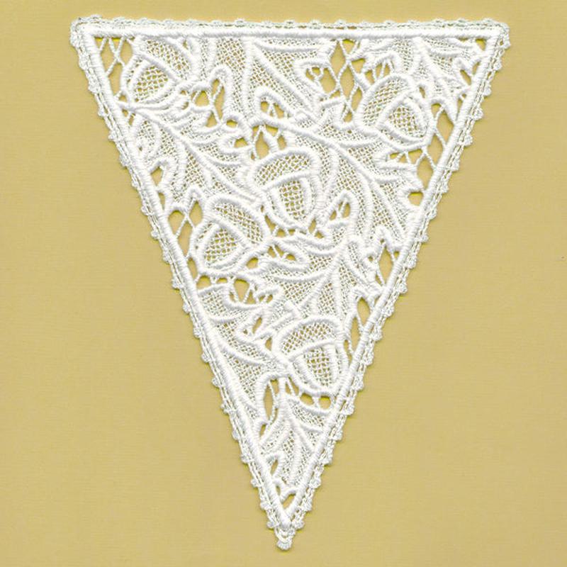 Autumn Bunting (Battenburg Lace)