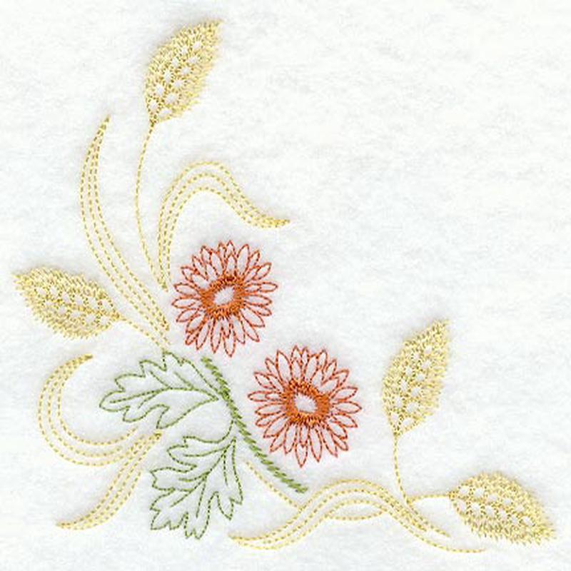 Autumn Chrysanthemum Corner (Vintage)