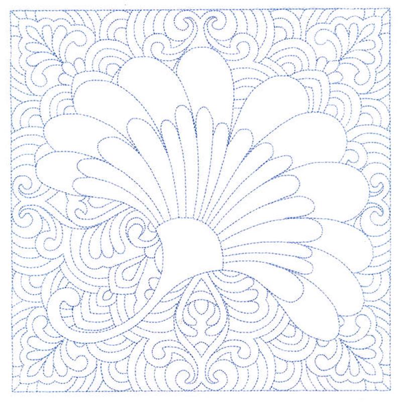 Autumn Delights Ginkgo Leaf Quilting Square (Double Run)