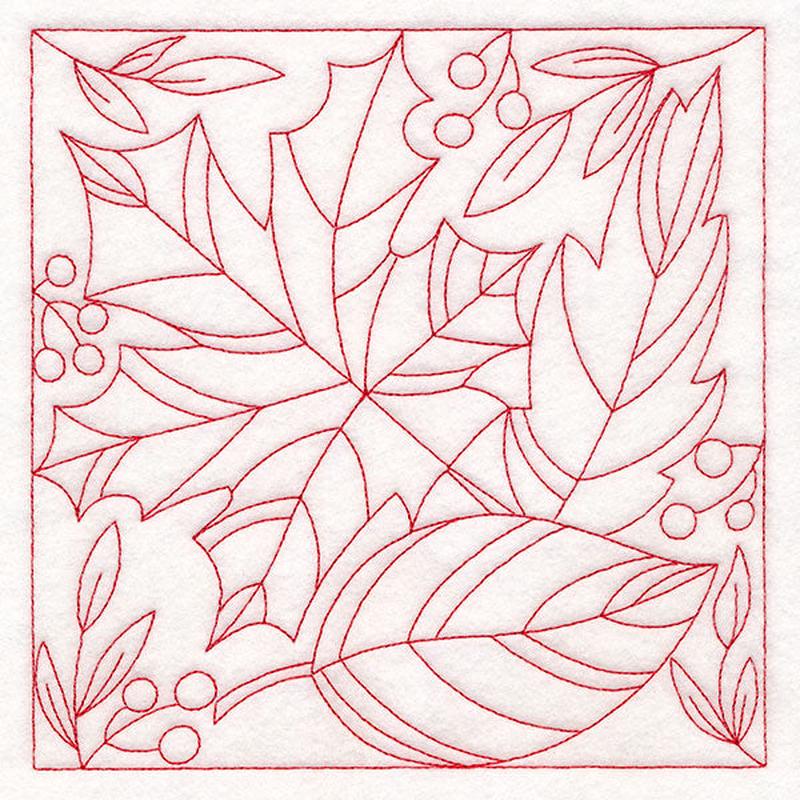 Autumn Details Quilting - Leaves (Double Run)