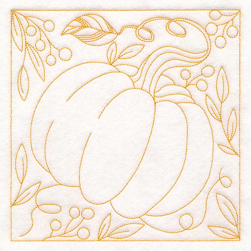 Autumn Details Quilting - Pumpkin (Double Run)